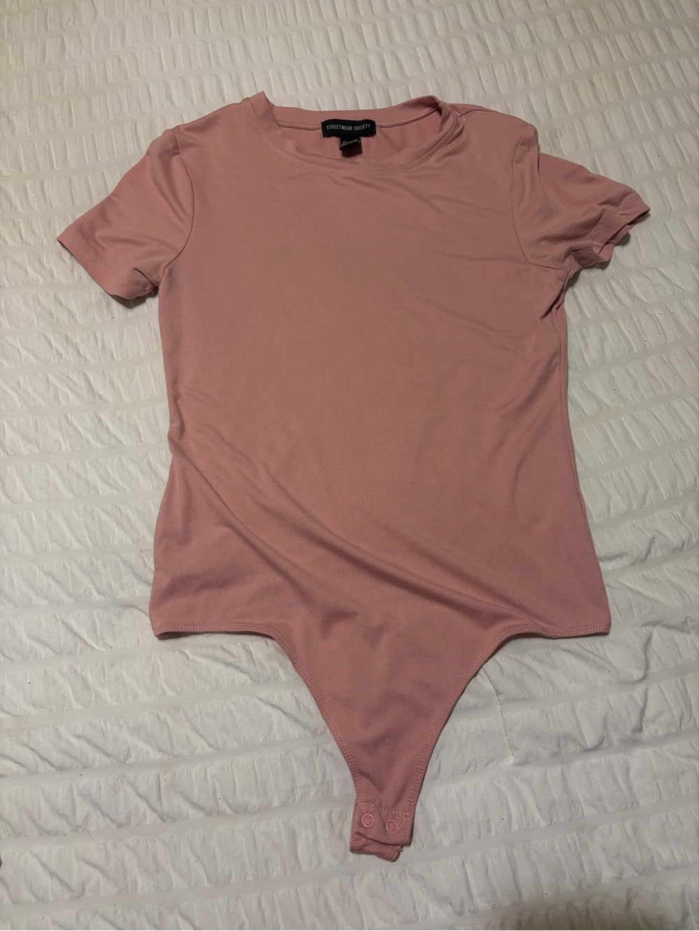 Streetwear Society Mauve Short Sleeve Bodysuit